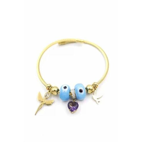 Melek Charm Bilezik - Altın