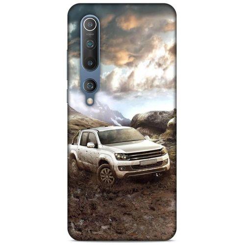 Lopard Xiaomi Mi 10 Uyumlu Kılıf PickUpX (38) Neo Hybrid Kılıf Gri Amarok