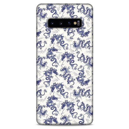 Samsung Galaxy S10 Plus Kılıf Japonya (30) Silicone Case Japonya Ejderha Efsanesi