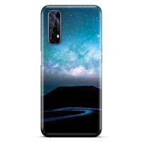 Lopard Oppo Realme 7 Uyumlu Kılıf Gece'S (19) Kılıfları Cam Göbeği