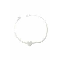 Kalp Bileklik - Gümüş