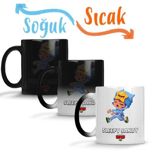 Brawl Stars Leepy Sandy Sihirli Kupa Bardak Porselen