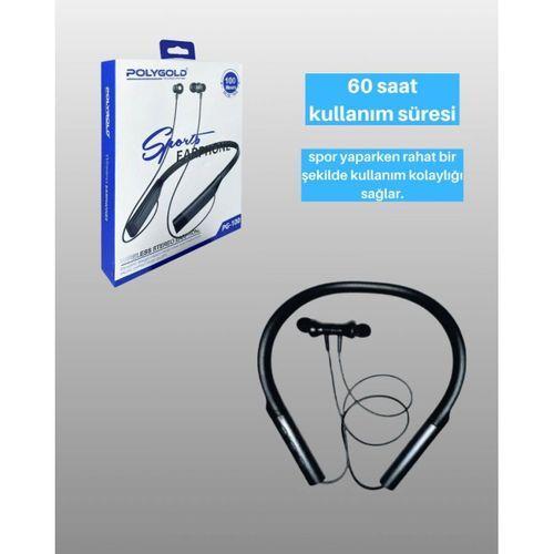 Polygold Pg-100 Bluetooth Kulaklık – Ergonomik Boyun Bantlı Tasarım, Net Ses Ve Konfor