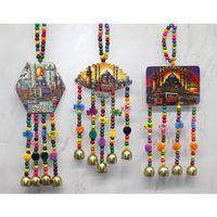 İstanbul Temalı Renkli Boncuklu Asmalı Rüzgar Çanı