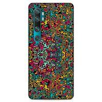 Lopard Xiaomi Mi Cc9 Pro Uyumlu Kılıf Soyut Sanat (30) Desenli Silicone Case
