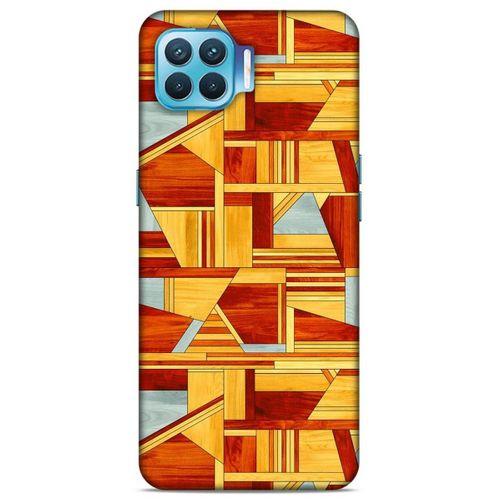 Lopard Oppo Reno 4 Lite Uyumlu Kılıf Wood'X (44) Tough Armor Kılıf Desenli