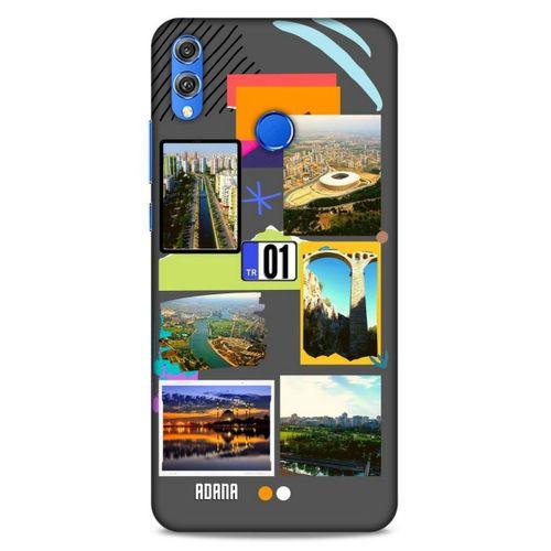 Lopard Huawei Honor 8x Uyumlu Kılıf Şehirli ※ (1) Adana Kılıfı