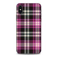 Gömlek (18) Desenli Silikon Kapak Telefon Kabı Apple iPhone XS Kılıf