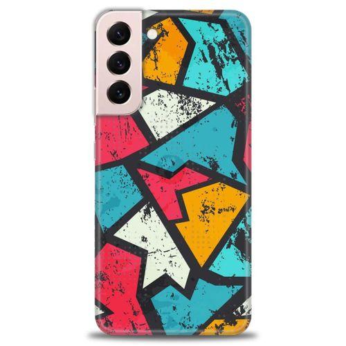 Samsung Galaxy S22 Plus Kılıf HD Baskılı Kılıf - Grafiti + Tam Ekran Koruyucu