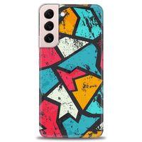 Samsung Galaxy S22 Plus Kılıf HD Baskılı Kılıf - Grafiti + Tam Ekran Koruyucu