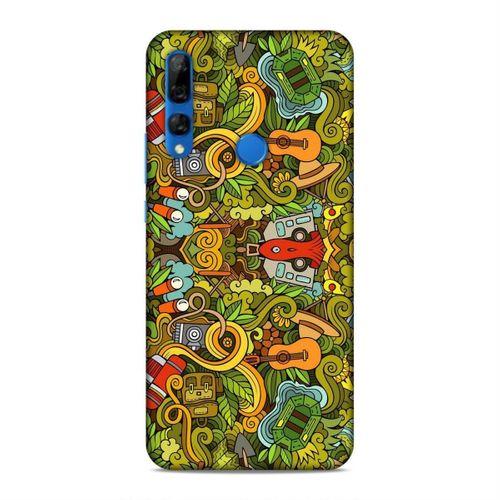 Huawei Y9 Prime 2019 Kılıf Kamp Malzemeleri Arka Kapak Silikon Koruma Full Koruyucu