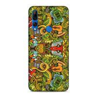 Huawei Y9 Prime 2019 Kılıf Kamp Malzemeleri Arka Kapak Silikon Koruma Full Koruyucu