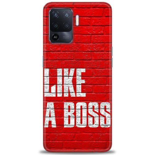 Oppo Reno 5 Lite Kılıf HD Baskılı Kılıf - Like a Boss + Tam Ekran Koruyucu