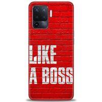 Oppo Reno 5 Lite Kılıf HD Baskılı Kılıf - Like a Boss + Tam Ekran Koruyucu