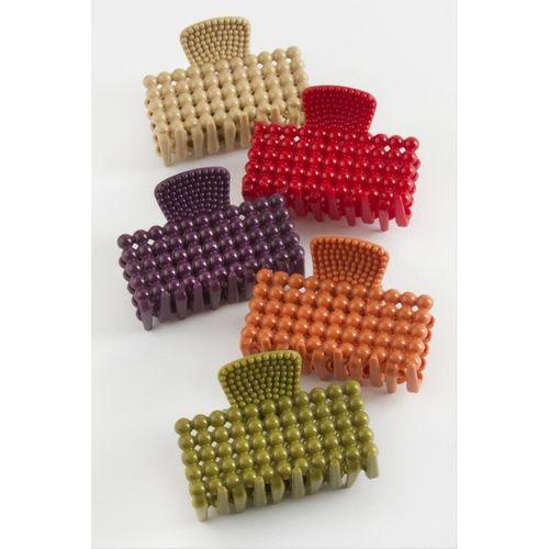 Dikdörtgen Renkli Mandal Toka 6 cm
