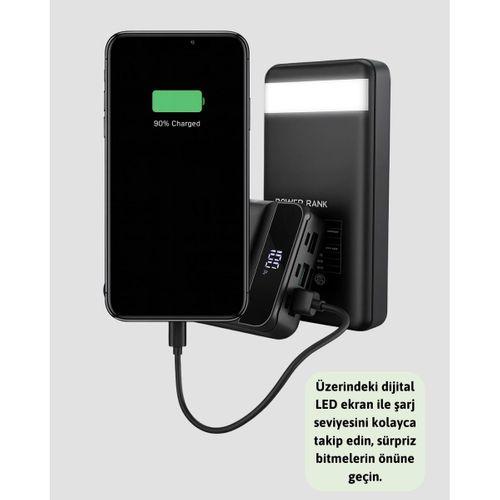 Yüksek Kapasiteli 50.000 Mah Powerbank – Type-c, Lightning Ve Micro Usb Uyumlu, Çoklu Cihaz Şarj Özellikli