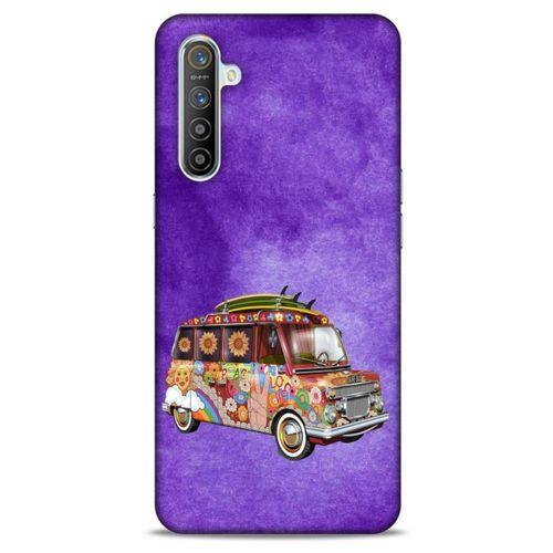 Retro (39) Desen Liquid Crystal Kılıf Renkli Oppo Realme XT Kılıf
