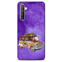 Retro (39) Desen Liquid Crystal Kılıf Renkli Oppo Realme XT Kılıf