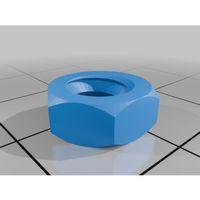 Elize NUT JOB somun M6 7mm x 4mm kalınlık x 10mm (Bu ürün Sadece Plastik parçadır - Almadan Önce Soru Sorabilirsiniz)