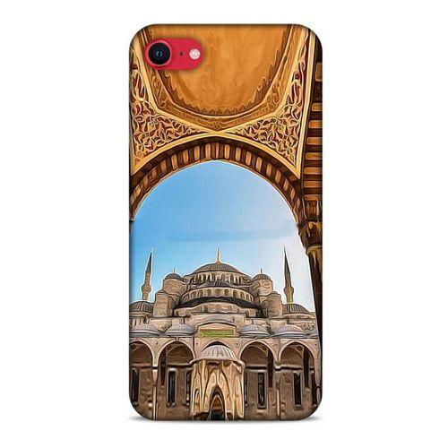 Apple iPhone SE 2020 Kılıf Dünya Mimarisi (13) Silikon Kap Sultanahmet Camii