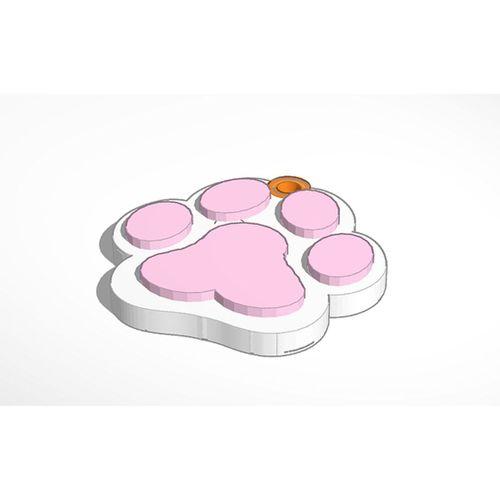 Pati Anahtarlık – 3D Baskı Pet Aksesuar (Bu ürün Sadece Plastik parçadır - Almadan Önce Soru Sorabilirsiniz)