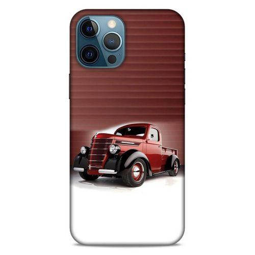 Lopard Apple iPhone 12 Pro Max Uyumlu Kılıf PickUpX (47) Crystal Flex Kılıf Metalik Kırmızı