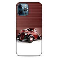 Lopard Apple iPhone 12 Pro Max Uyumlu Kılıf PickUpX (47) Crystal Flex Kılıf Metalik Kırmızı