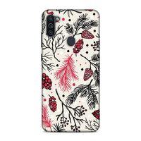 Samsung Galaxy M11 Kılıf Dallar Arka Kapak Silikon Koruma Full Koruyucu