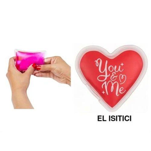 Kalpli Mesajlı Cep Sobası,El Isıtıcı,Sıcak Su Torbası Pvc 9Cm