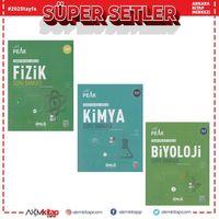 Ünlü Yayıncılık TYT Fizik Kimya ve Biyoloji Best Peak Soru Bankası Seti 3 Kitap