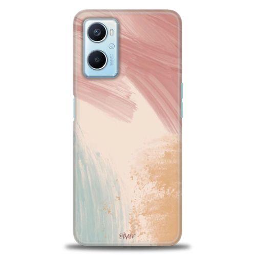 Oppo A96 4G Kılıf HD Baskılı Kılıf - Soft Renkler + Tam Ekran Koruyucu