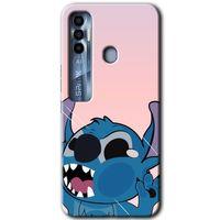 Tecno Spark 7 Pro Kılıf HD Desen Baskılı Arka Kapak - Stitch