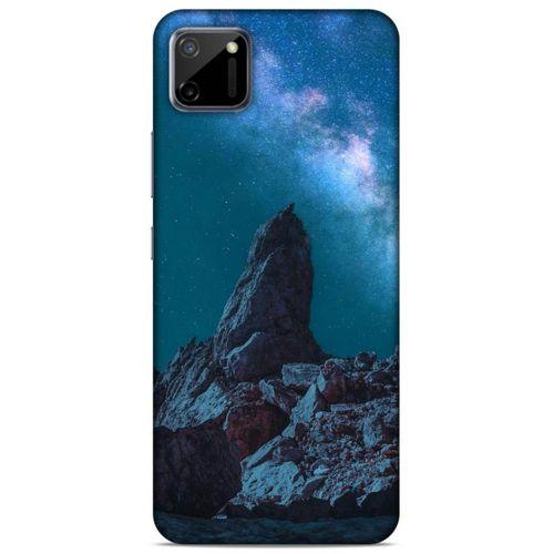 Lopard Oppo Realme C11 Uyumlu Kılıf Gece'S (7) Telefon Kılıfı Açık Mavi