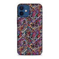Retro (2) Desen Kabı Renkli Apple iPhone 12 Mini Kılıf