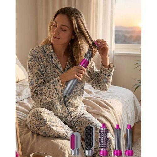 5 Parçalı Saç Şekillendirme Seti Isı Kontrollü Kolay Kullanım Ve Hızlı Sonuç