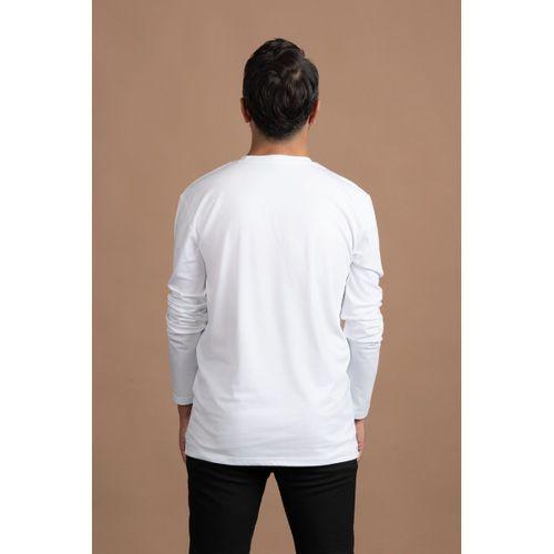 Regular Fit Bisiklet Yaka Rayon Kumaş Full Likralı Uzun Kol Sweatshirt