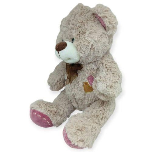 Peluş Papyonlu Ayıcık 40 cm - Kahverengi
