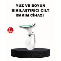 EMS Mikro Akım Yüz ve Boyun Sıkılaştırıcı Cihaz 7000 VPM Titreşim Isı Terapili