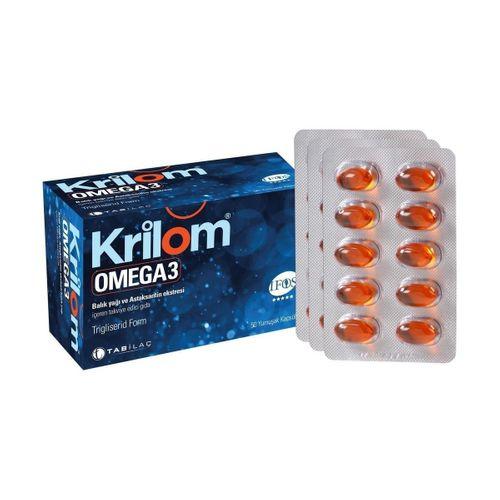 Tab İlaç Krilom Omega-3 50 Yumuşak Kapsül 8680133000317