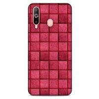 Samsung Galaxy A60 Kılıf Patchwork (29) Arka Koruma Kılıfı Pembe