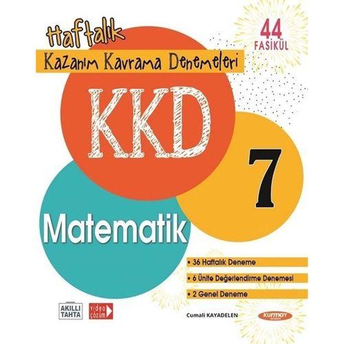 7. Sınıf Matematik KKD Haftalık Kazanım Kavrama Denemeleri Kurmay ELT Yayınları