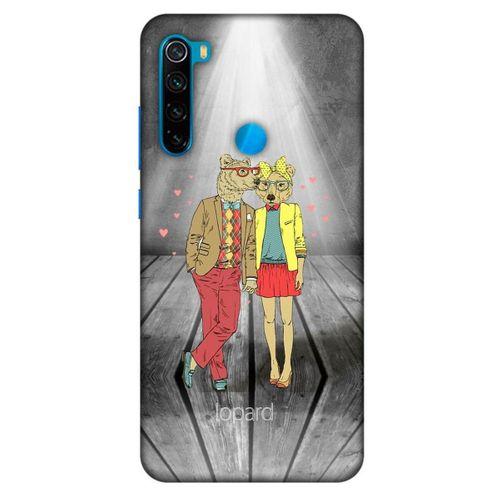 Xiaomi Redmi Note 8 Kılıf FunnyMaX (35) Fit Design Kılıf Gri
