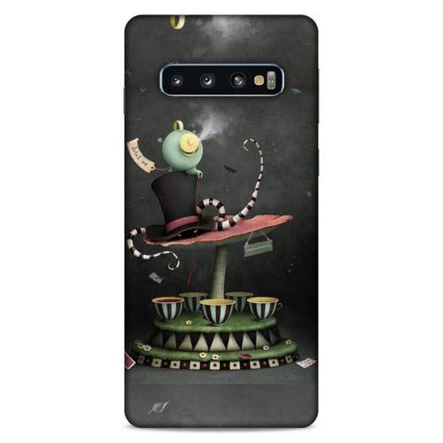 Lopard Samsung Galaxy S10 Uyumlu Kılıf Manipülasyon ☻ (44) Tough Armor Kılıf Desenli