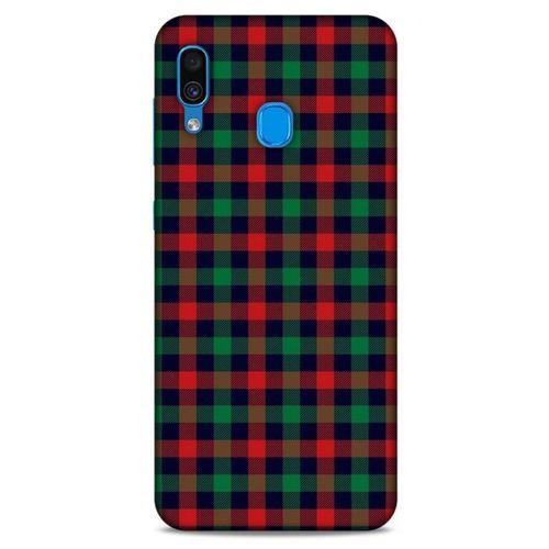 Gömlek (30) Desenli Silikon Kapak Telefon Kabı Samsung Galaxy A30 Kılıf