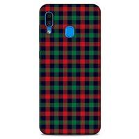 Gömlek (30) Desenli Silikon Kapak Telefon Kabı Samsung Galaxy A30 Kılıf