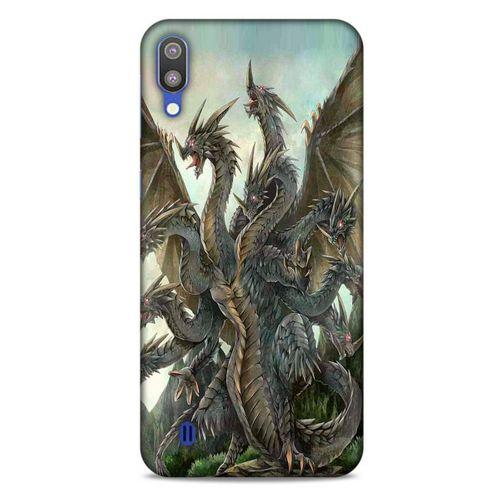 Samsung Galaxy M10 Kılıf Dragons (35) Fit Design Kılıf 9 Başlı Ejderha