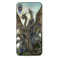 Samsung Galaxy M10 Kılıf Dragons (35) Fit Design Kılıf 9 Başlı Ejderha