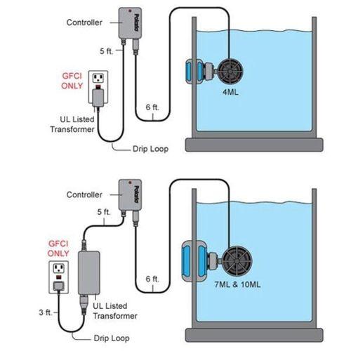 Polario P4ML Sirkülasyon Motoru 2300-4000 LSaat 7 Watt