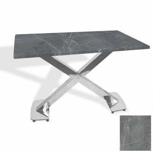 Dockers İks Masa Kromnikel (80x140 - Werzalit, Allzalit yada Wermodin Tabla) - Light Temperado