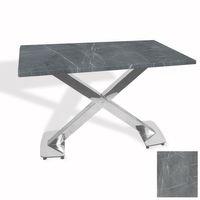 Dockers İks Masa Kromnikel (80x140 - Werzalit, Allzalit yada Wermodin Tabla) - Light Temperado